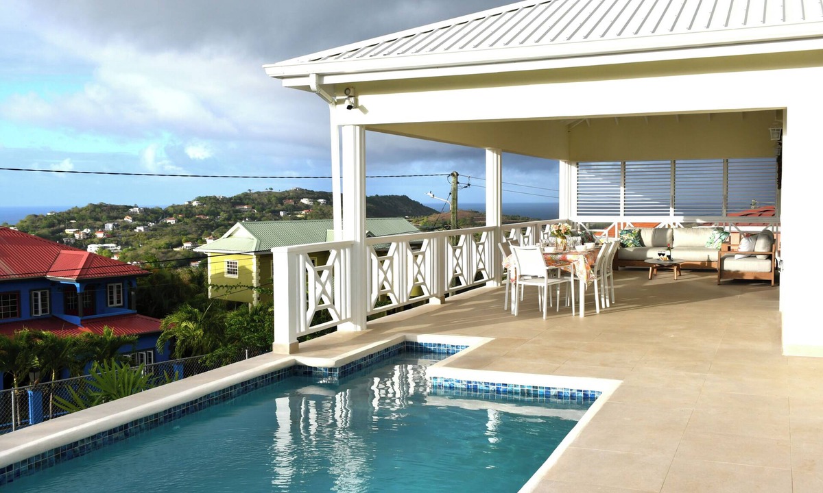 Gros Islet Villa | 3-bedroom villa with pool and lovely sea views in South Hills, Cap Estate