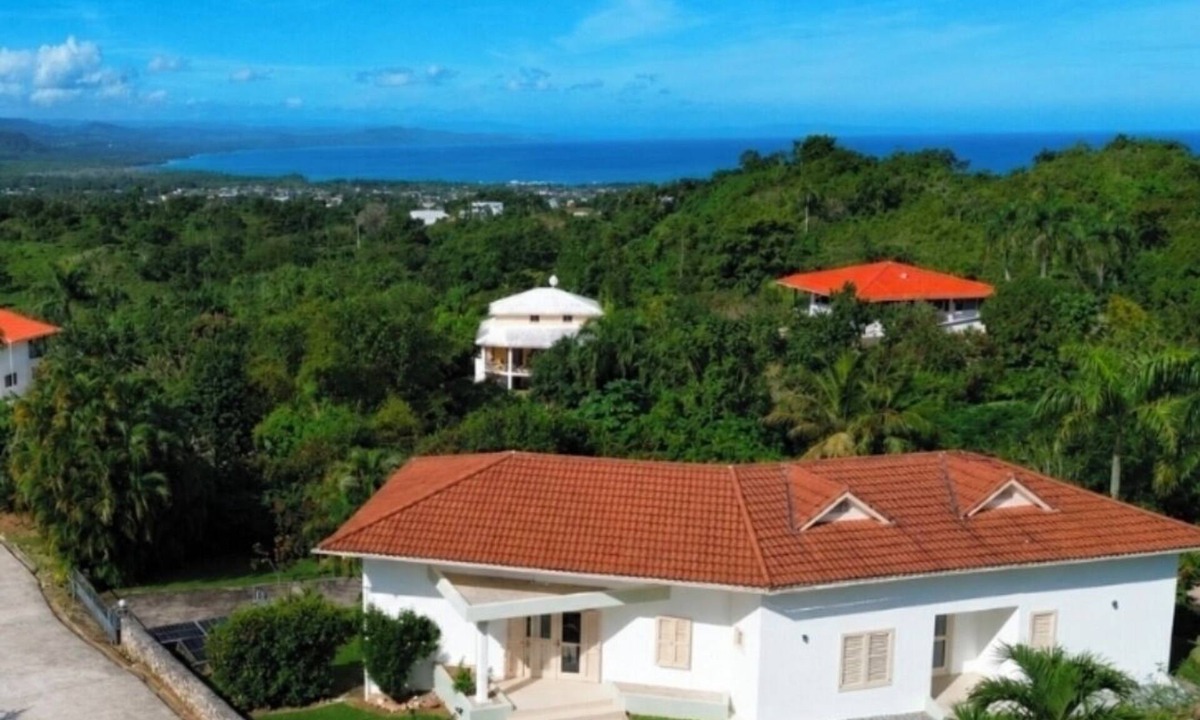 Rio San Juan Villa | 4-bedroom villa with elevated sea views.