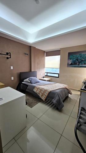 Cuautitlan Izcalli Apartment | A01 MASTER Suite WHITE Cocina Terraza Companies Work Teams 1-2 PAX