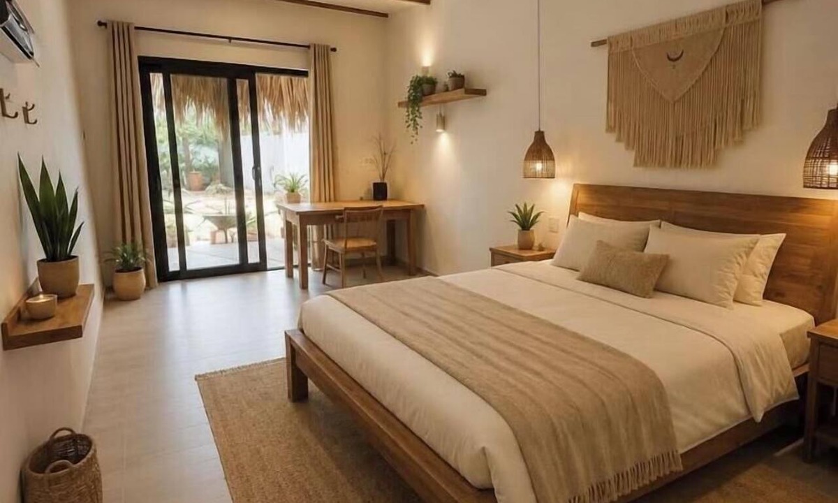 Pos Chiquito Hotel | Boutique Studio | King Bed & Pool | Unit 4 | Aluna