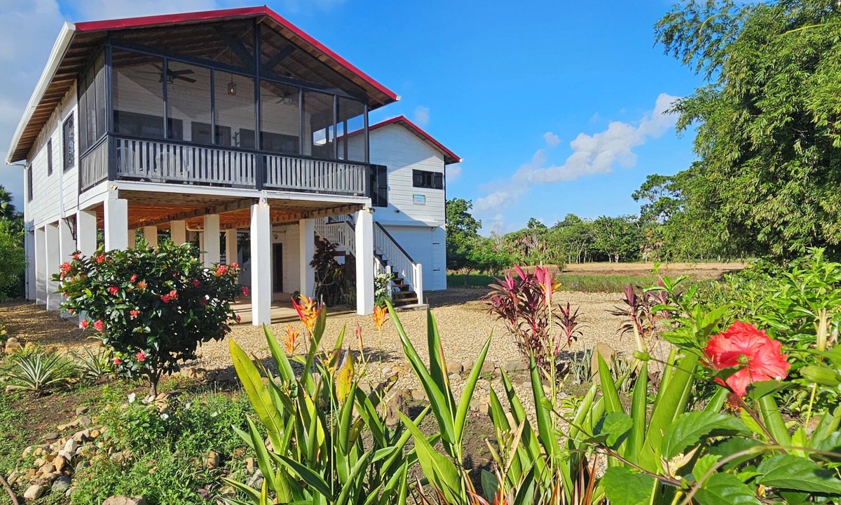 Sittee River Village House | Contemporary 3-BR Vacation Home with A/C & Sea-Breezes steps from beach
