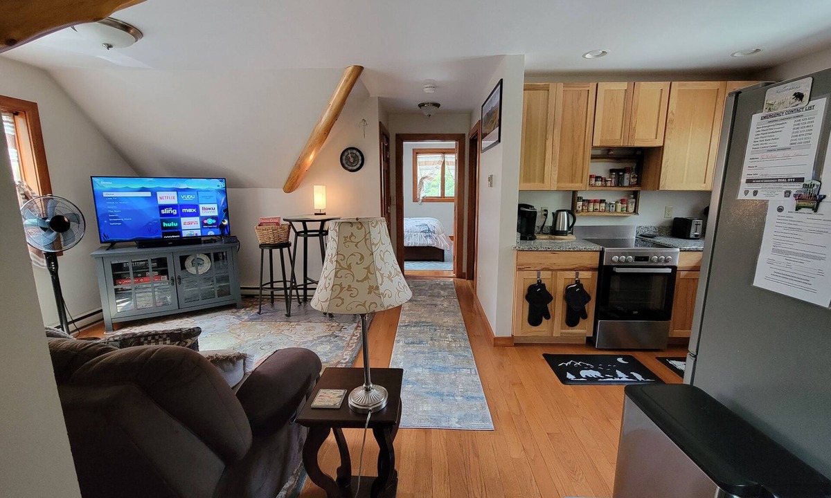 Lake Placid Apartment | cozy one bedroom apartment in Lake Placid-walk to Main Street!