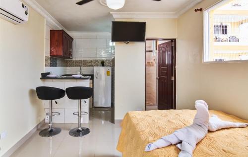 Corales del Sur Apartment | Cozy Studio Kitchen Fast 300 Mbps Wi-Fi Near SDQ Airport Santo Domingo Este