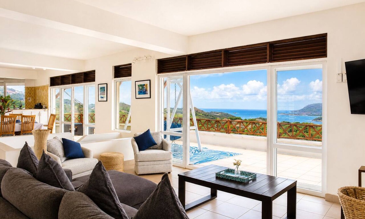 Cap Estate Villa | Hilltop 1-bed Villa With Great Views Out To Sea - Villa Cadasse 1 Bedroom Villa by RedAwning
