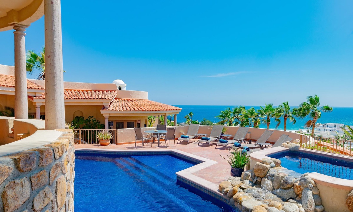 Pedregal Villa | Ocean View Family Villa Near Marina w/Pool, Hot Tub, A/C & Cabo Views