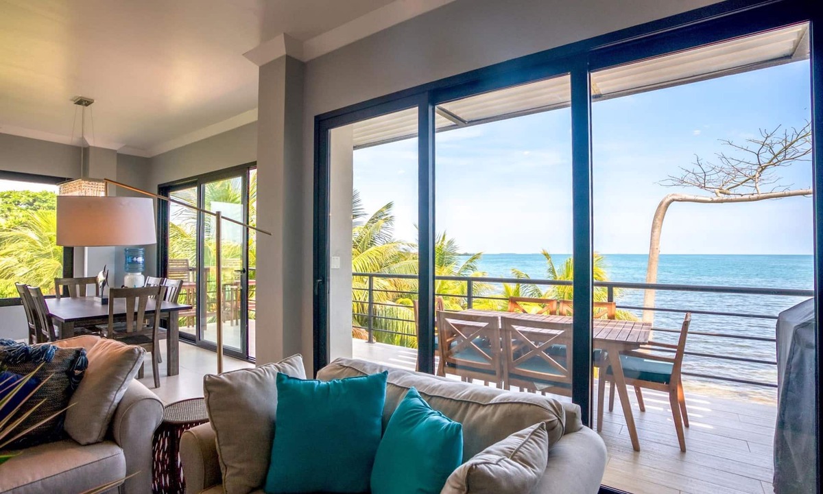 Placencia Apartment | Oceanfront Sunset Gecko Condo - Second Floor 2B
