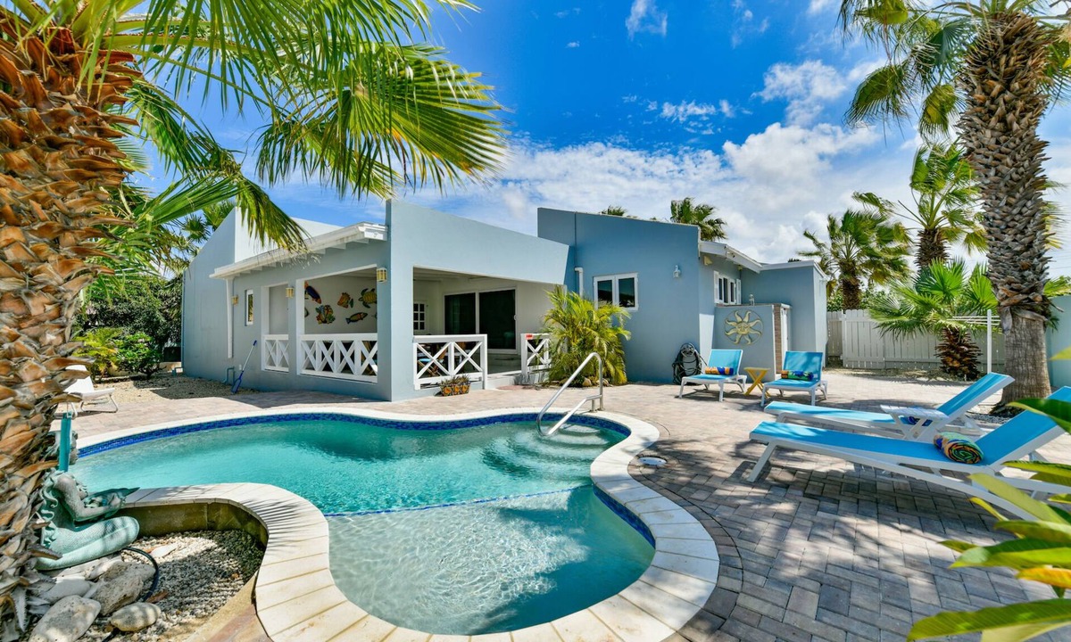 Palm Beach Villa | Palm trees, Private pool, Fabulous beaches.