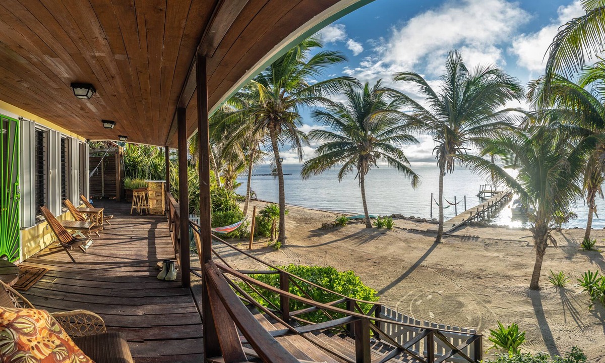 San Pedro House | Private Belizean Beachfront Residence Reef View