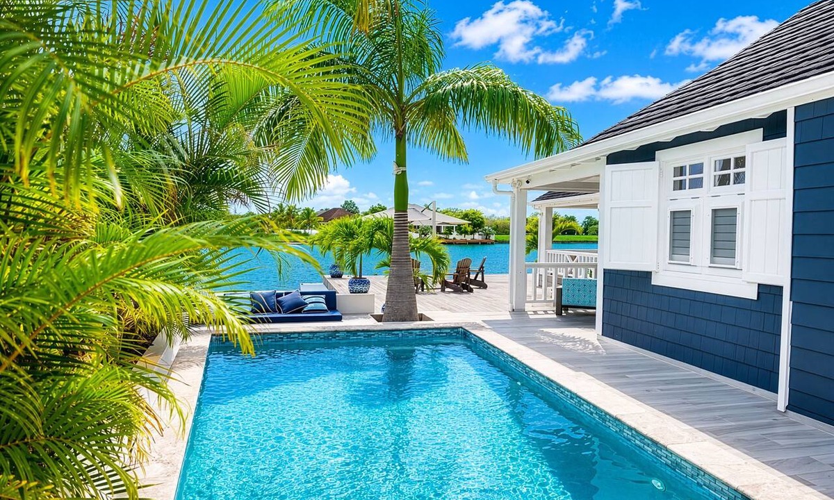 Jolly Harbour House | Villa Tiga - Luxury Waterfront Villa with Pool & Private Dock in Jolly Harbour