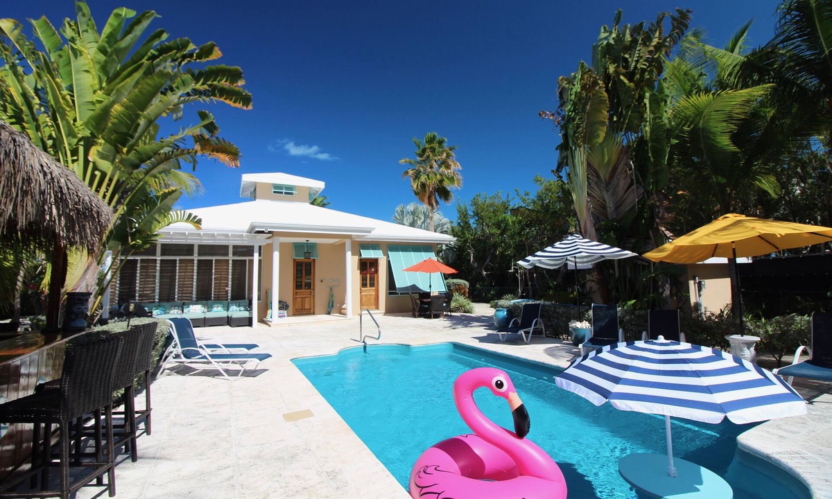 Leeward Settlement Villa | You Know you want to be Here!/Sleeps 6/Private Pool and Fun Tiki Bar!