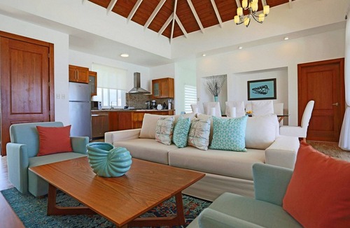Playa Chiquita Villa | 3BD beachfront guest-friendly villa with private pool, golf cart, gym, waterpark