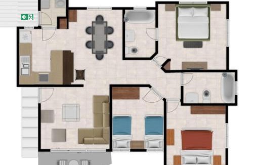 Guaricano Apartment | 3DR Inviting 3-Bedroom Apt in Santo Domingo