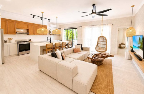 Playa Chiquita Villa | Boho Villa in Oceanfront Comm Sosua Ocean Village