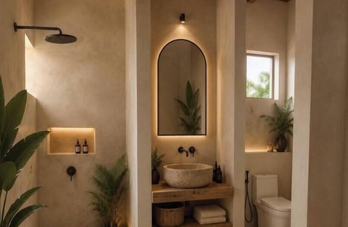Pos Chiquito Hotel | Boutique Studio | King Bed & Pool | Unit 1 | Aluna