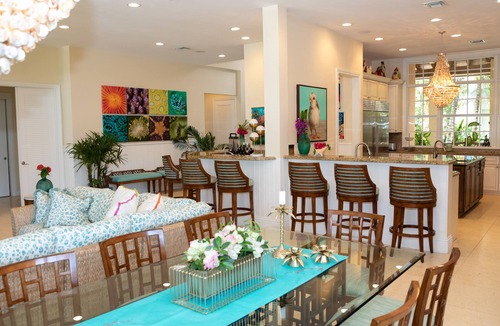 Dunmore Town House | Buttonwood – Luxury Villa on Bay, Private Dock, Oceanside Furniture, Pickleball