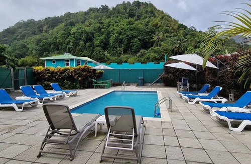 Soufriere Quarter Apartment | Charming 1-bedroom apartment with WiFi, AC, swimming pool, in lovely Soufrière