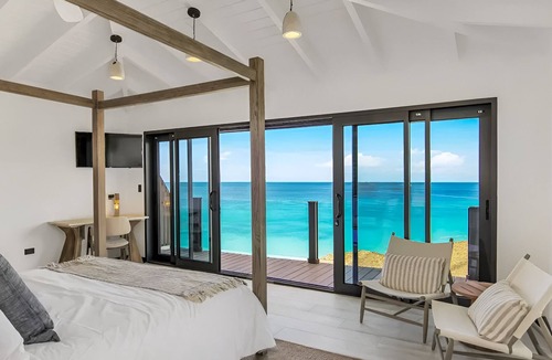 Fryes Beach Hotel | Coastal 3BR Villa | Panoramic Caribbean Sea & Beach Views