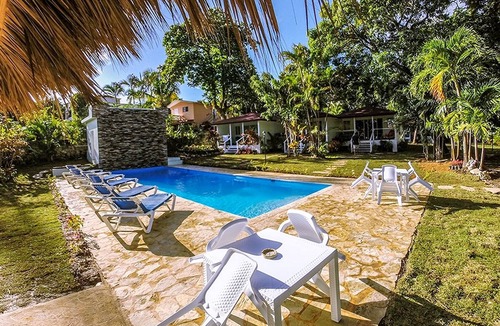 Urbanizacion Tavarez House | Cozy guest-friendly bungalow immersed in tropical garden, steps to everything