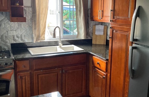 New Buckfield Apartment | Cozy studio in tranquil Ocho Rios with refreshing A/C with a wonderful loft bed!
