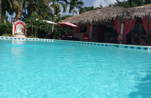 Las Terrenas Villa | Detached Caribbean-style villa/1 air-conditioned bedroom/sleeps 2