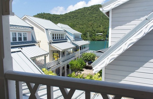 Marigot Bay Condo | Divine & Spacious Marina Village 2 Bedroom Condo Close to Waterfront