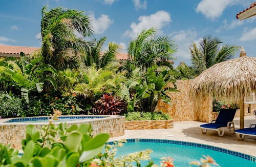 Bubali Apartment | Fabulous modern 2-bedroom apartment with tropical garden, pool and whirlpool