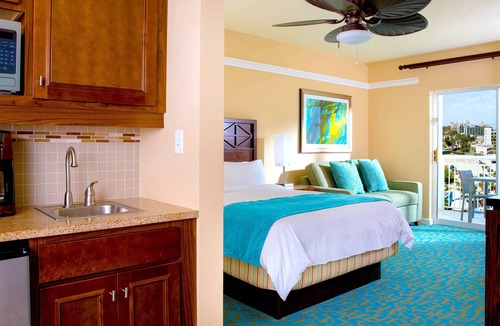 Palm Beach Resort | Garden View - Studio - Marriott's Aruba Surf Club - Full Resort Access