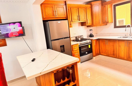 Santiago Province Apartment | Harmony 4-bedroom apartment with AC.-amazing Wifi in Santiago de los Caballeros
