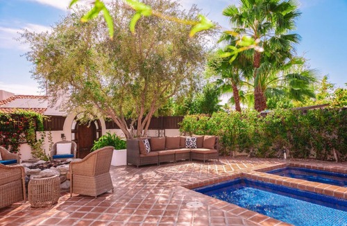 The Mesa House | Historic Spanish-Style Home in The Mesa Neighborhood with Pool, Spa and Dining Pergola