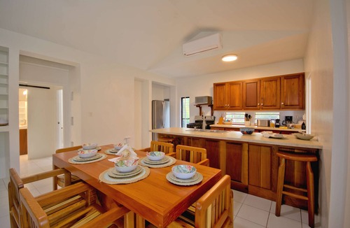 San Pedro House | Luxury Beachfront Villa with Private Chef included, private Pool, Boat and Capt