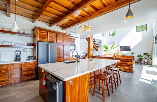 San Pedro Villa | Luxury Beachfront Villa: Pool - Roof Patio - Views