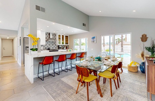 Vista Norte House | Mid-century modern hacienda with pool, outdoor kitchen, & fireplace - dogs ok