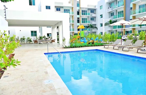Santiago Province Apartment | Modern Rooftop Penthouse Private Jacuzzi & View