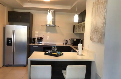 Eastwood Park Apartment | Modern 2-bedroom apartment in Kingston with King Bed, Pool & AC