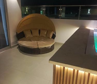 Santiago Province Apartment | Modern Rooftop Penthouse Private Large Jacuzzi