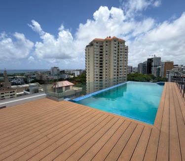 Downtown Santo Domingo Apartment | Modern Ocean View 1BR in La Esperilla, Pool, Gym