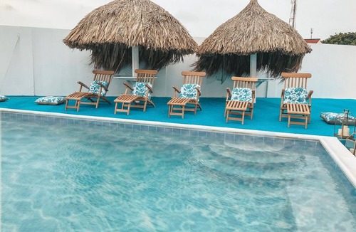 Pos Chiquito Apartment | Ocean Front Property - Villa 3 Aruba with Hot Tub