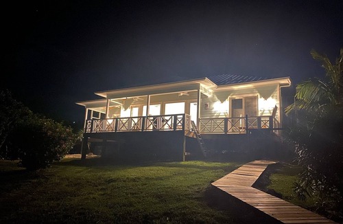 Great Guana Cay House | POOL-GAZEBO-SEA VIEW-BOCCE BALL Luxury home w dock on Sea of Abaco.