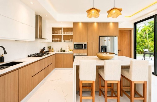 Sosua Villa | Santorini Pool Villa | Rooftop Sea View Sleeps 15