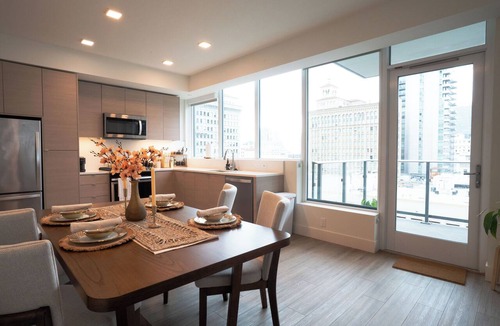 East Village Apartment | Spacious 2BR San Diego Urban Oasis w/AC & Designer Style