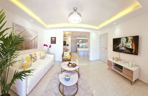 Alma Rosa Condo | Spacious 3BR Condo, Beautifully Designed, Fully Stocked Kitchen, Full AC, Fast Wi-Fi