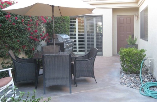 Palm Desert House | Stunning elevated mountain and lake views at Palm Valley Country Club!
