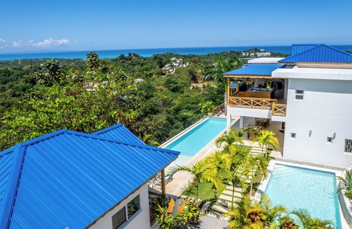 La Ceiba Villa | Villa Sea and Nature view - 6 BR with A/C - 2 pools - 1 jacuzzi for 6 pers WIFI