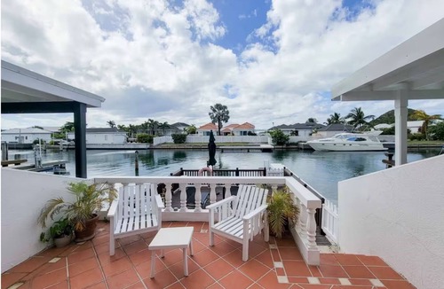 Jolly Harbour House | Waterfront Villa w/Dock + Bikes Jolly Harbour