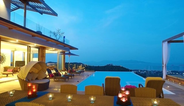 10 Bedroom Twin Seaview Villas~5* with staff in Koh Samui