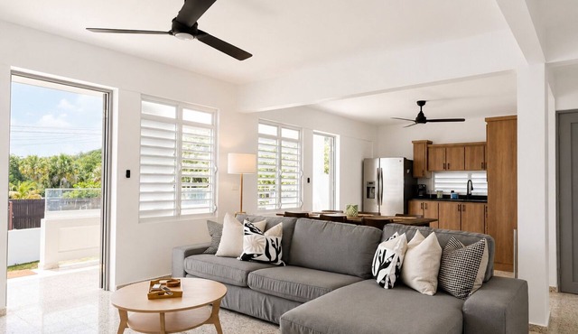 3-Bedroom Beach House in Beautiful Isabela. Relaxing Stay Steps from the Beach