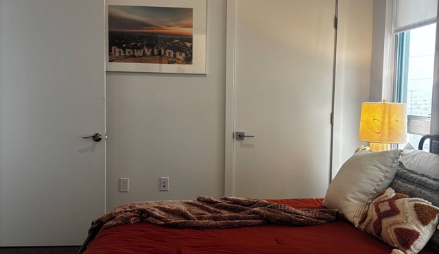 A bike ride to the beach furnished bedroom with en-suite bathroom!