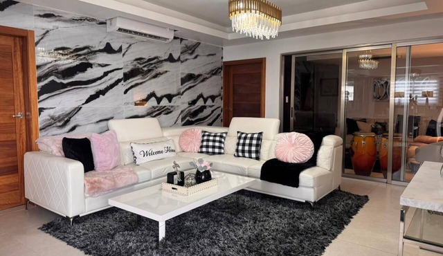 Apartament 2 bedroms with their bathrooms pool , gym , terrace and more