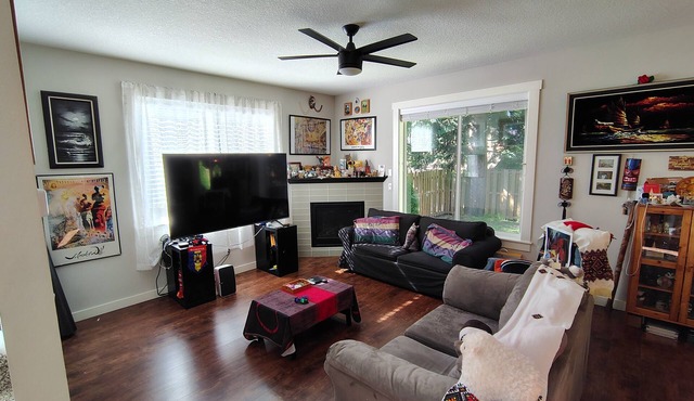 Art filled and spacious 4-bedroom, 2-office house with private yard in Vancouver in Vancouver