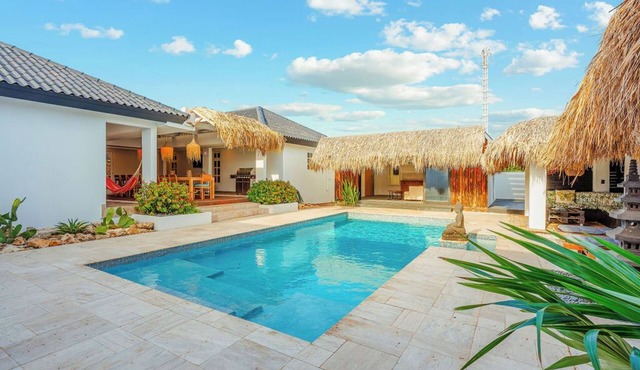 Bali-Inspired 7BR Private Oasis Walk to Palm Beach